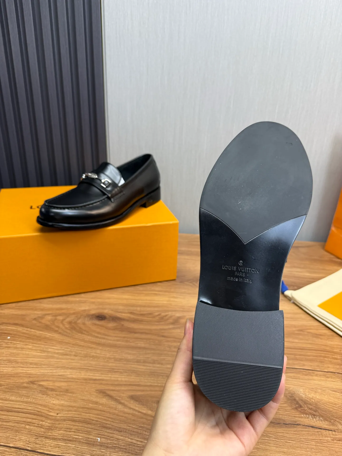 Factory 680💰 LV. Men's business casual leather shoes, all made of imported original brand leather, just to create a more comfortable wearing experience, original non-slip and wear-resistant outsole ✔️16-45 (38.45 non-returnable)